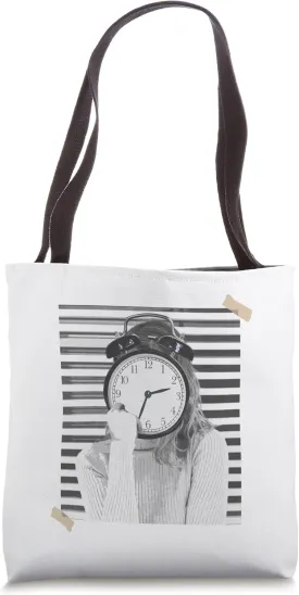 Aesthetic Streetwear Egirl Timekeeper - Mirrors of the Moon Tote Bag