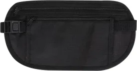 Bewudy Secure Travel Money Belt, Anti Theft Travel Bag, Travel Money Belt Under Clothes, Hidden Travel Pouch Protect Your Credit and Money With Blocking Passport Holder Waist Wallet (Black)