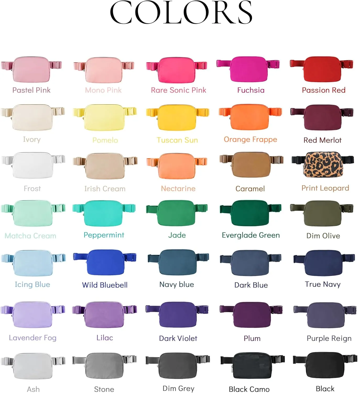 Fanny Pack Cross Body Bag Small Crossbody Bags for Women Men Trendy Nylon Waterproof Mini Purse Travel Running Belt Bag Lulu Dupes Bum Hip Chest Waist Pack Side Bag Must Have Hot Pink