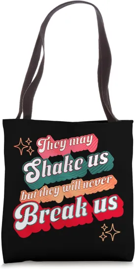 Hippy Protest Slogan s 1960s & 1970s Retro Style Tote Bag