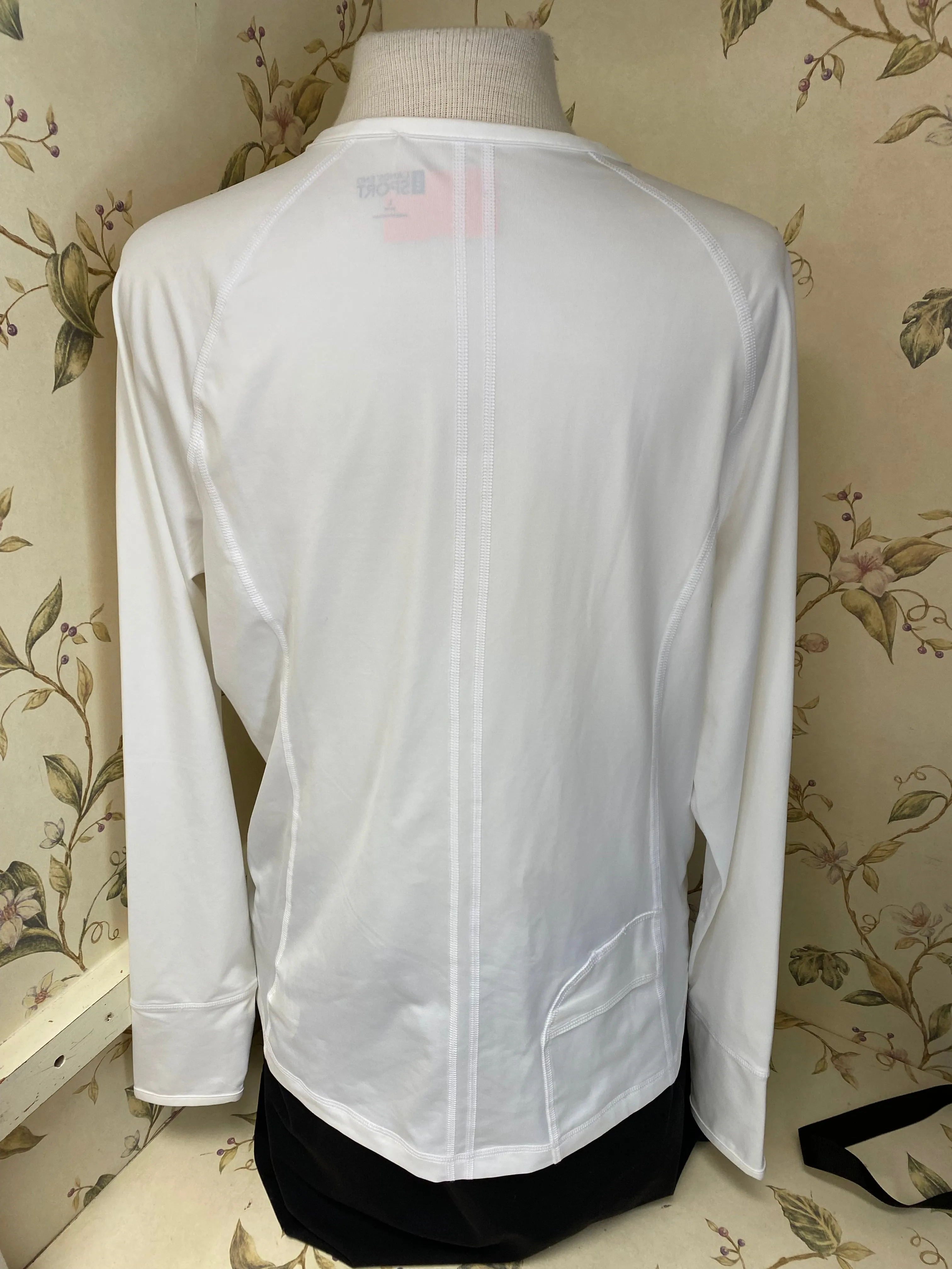 Lands' End White Activewear, Large
