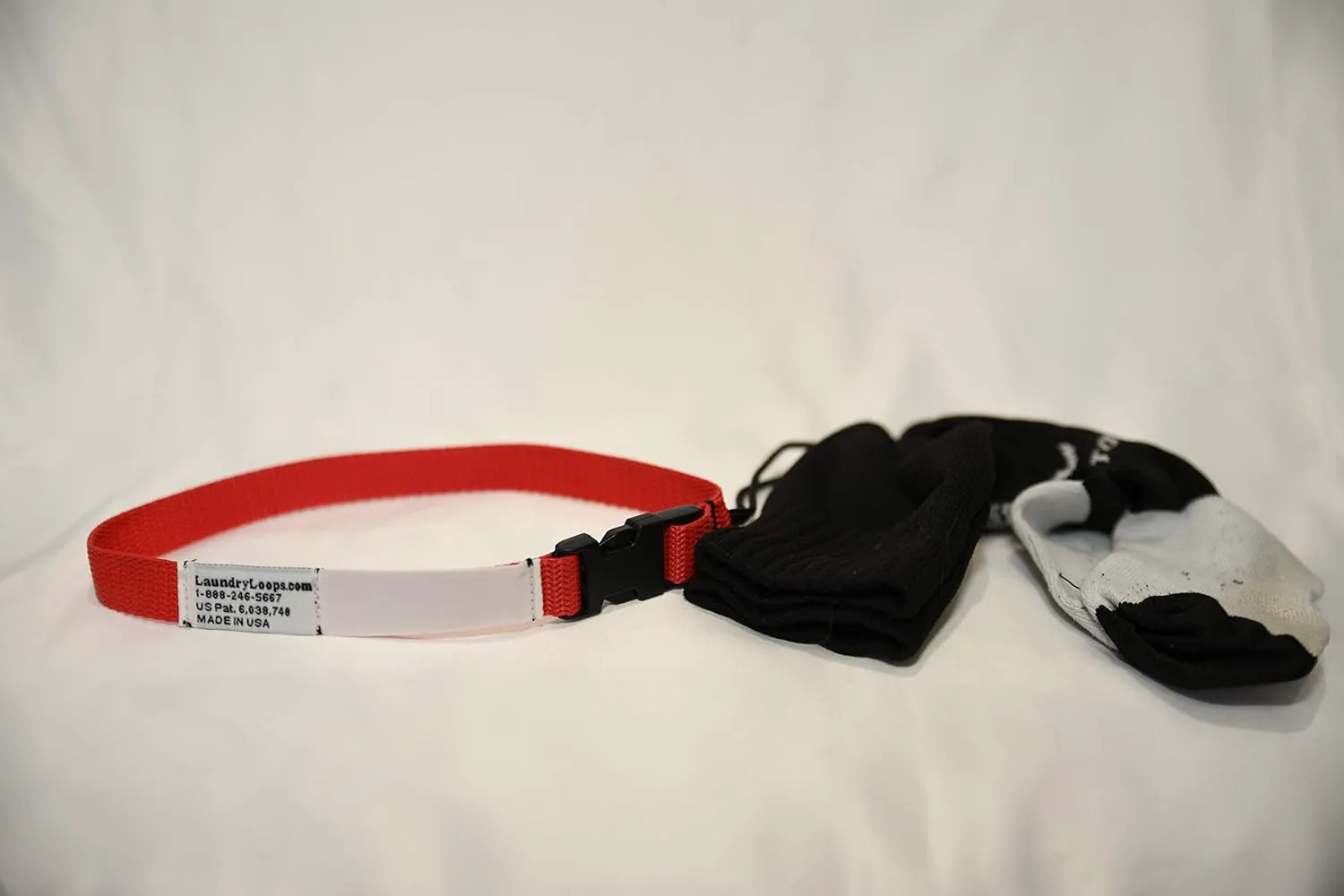 Laundry Loop with Sock Snare, Premium Kelly Green Laundering Strap