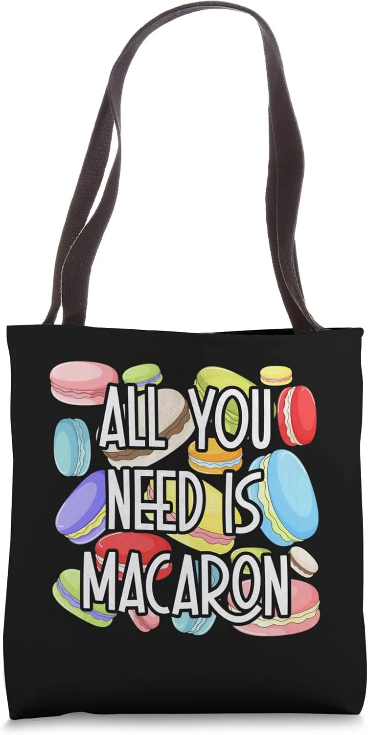 Macaron Mountain Baking Sweet Macarons Tote Bag