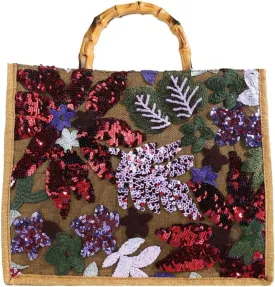 Niction Embroidery Clutch Purses for Women Sequin Floral Evening Bag Summer Beach Bag Tote Purse Causal Hobo Bags Handbags