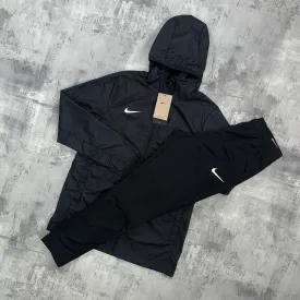 Nike Junior Repel Tracksuit Black - Jacket & Trousers