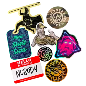 Odyssey Activewear Sticker Pack (8 stickers)