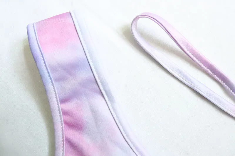 One-shoulder Fashion Activewear Set