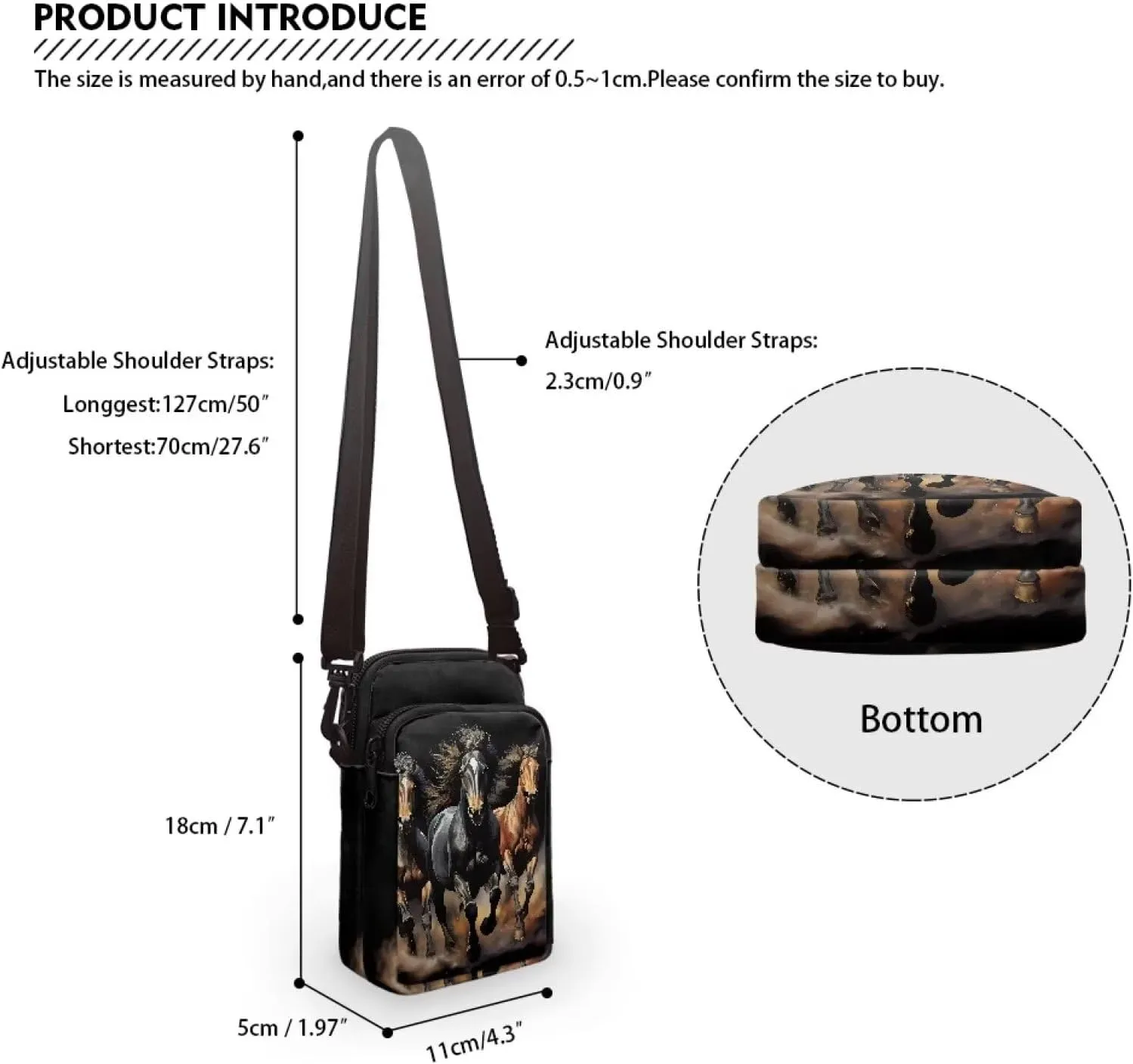 Small Crossbody Bags Purses for Women Crossbody Handbags Cell Phone Wallet Travel Purse Shoulder Bag