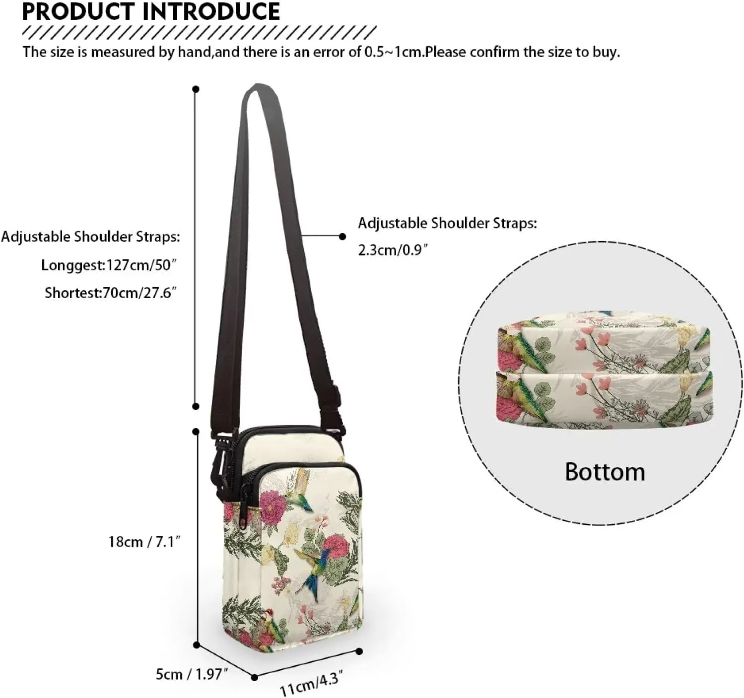 Small Crossbody Bags Purses for Women Crossbody Handbags Cell Phone Wallet Travel Purse Shoulder Bag