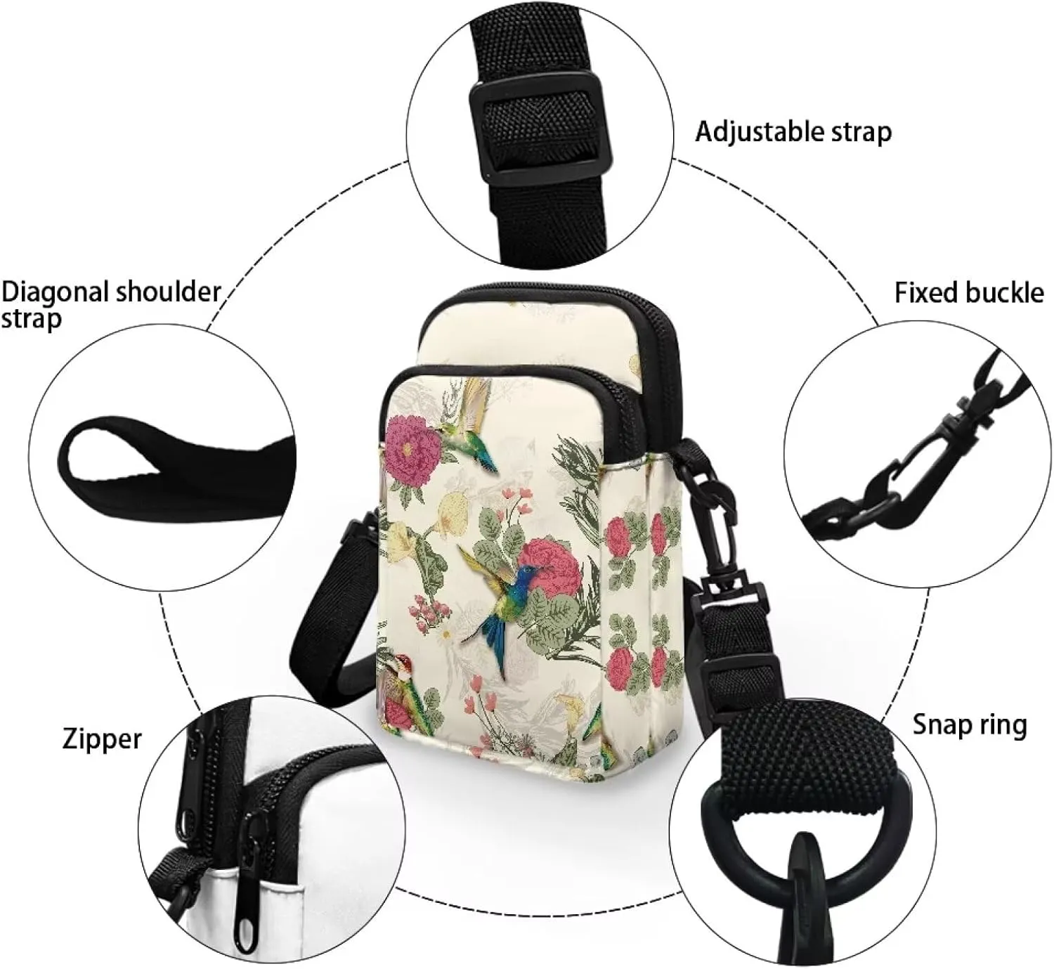 Small Crossbody Bags Purses for Women Crossbody Handbags Cell Phone Wallet Travel Purse Shoulder Bag