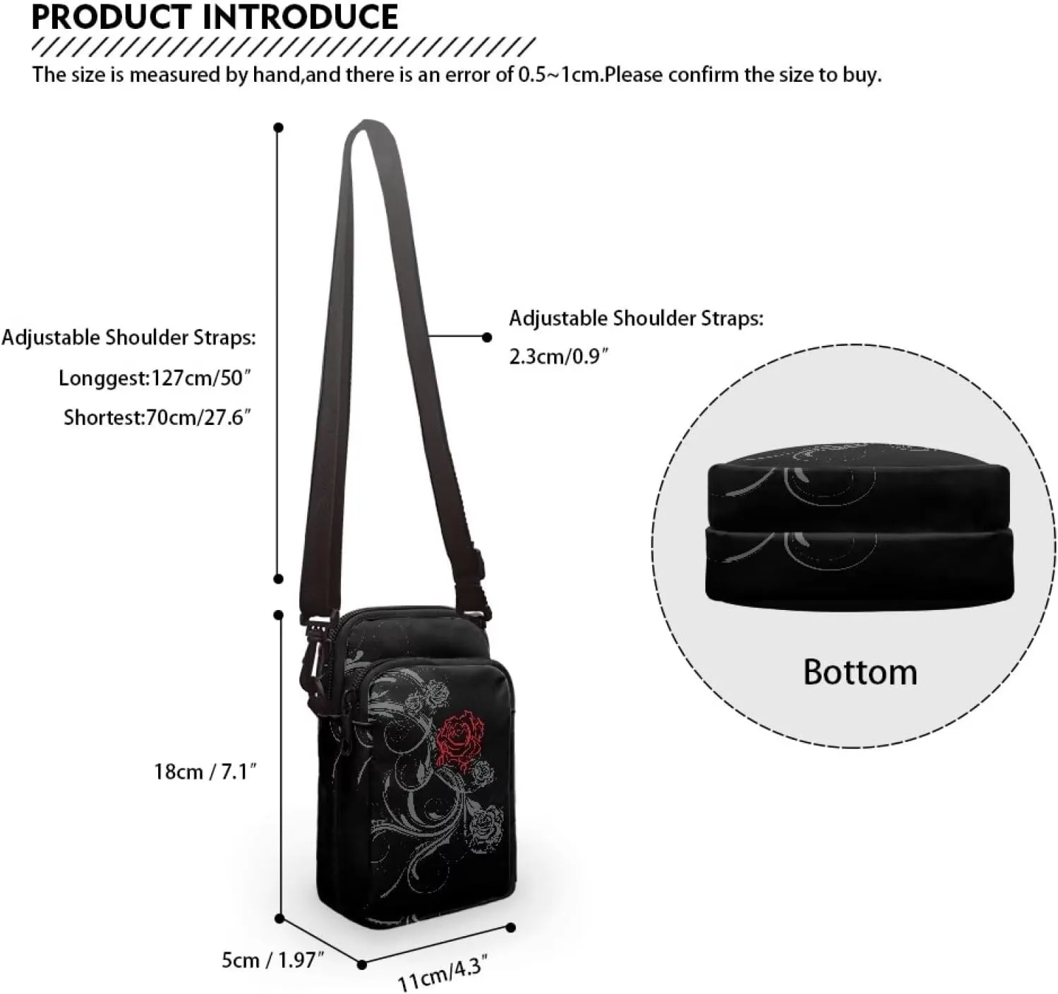 Small Crossbody Phone Bag for Women Cell Phone Purse Wallet Cute Shoulder Bag