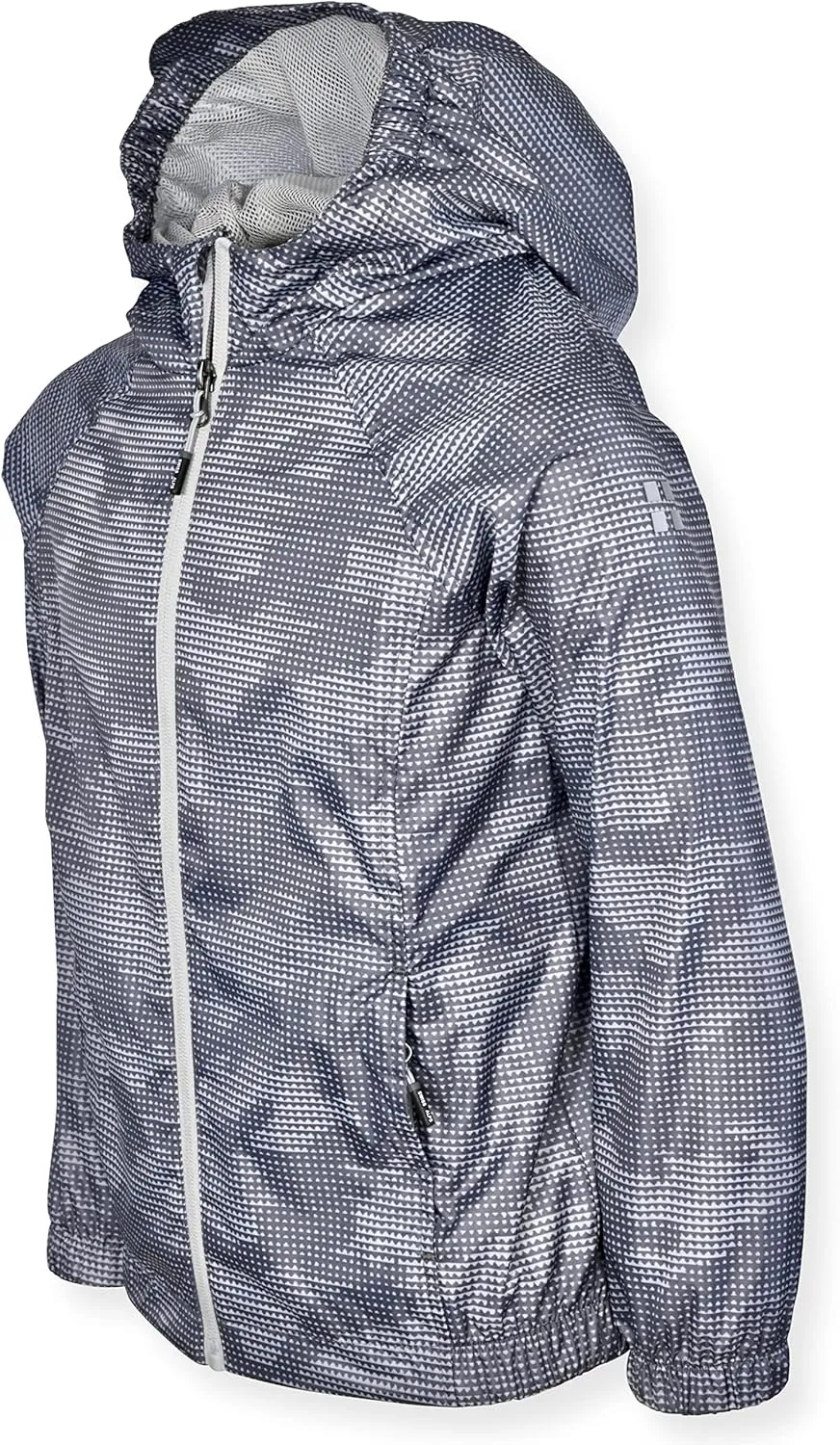 Swiss Alps Boys Waterproof Hooded Rain Jacket Kids Outdoor Windbreaker Lightweight Raincoats for Kids Wind Resistant